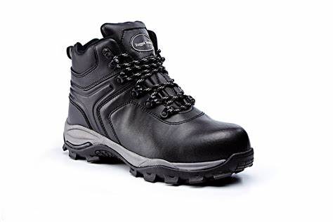 RT3005BW Black Leather W/Proof Metal Free Hiker