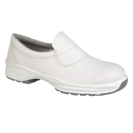 Himalayan 9950 White Microfibre Slip-On Safety Shoe
