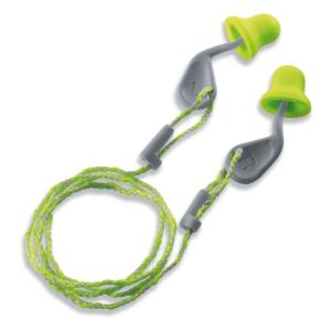 2124001 uvex xact-fit Yellow. Corded Box of 50 Pairs
