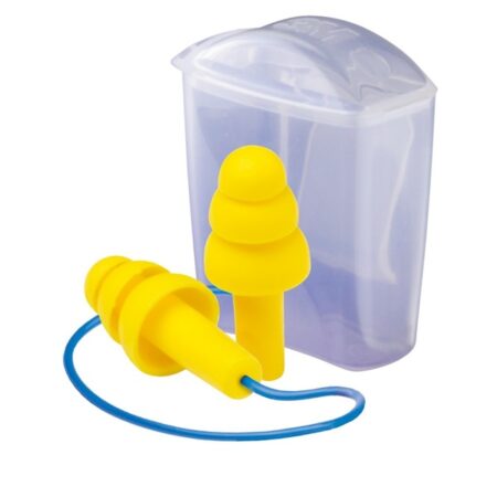 3M E-A-R Ultrafit Earplugs, Corded, Storage Case, 32dB, 50 Per Pack, UF-01-020