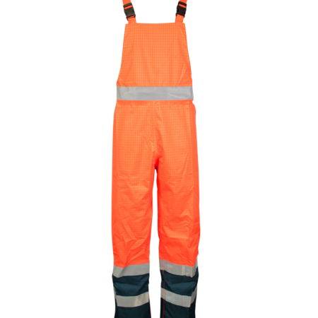 PLUME: HYDRA MATRIX SALOPETTE PU Coated 100% Polyester 300D Waterproof, Anti-Static and FR Fabric.
