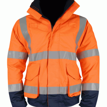 TWO TONE BOMBER JACKET, ISO 20471: 2013+A1:2016 Class 3