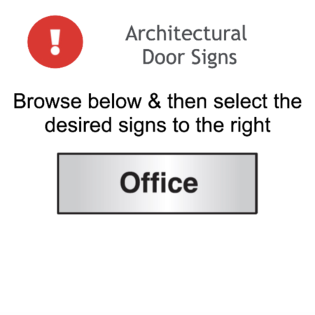 Page 71 Architechtural Door Signs