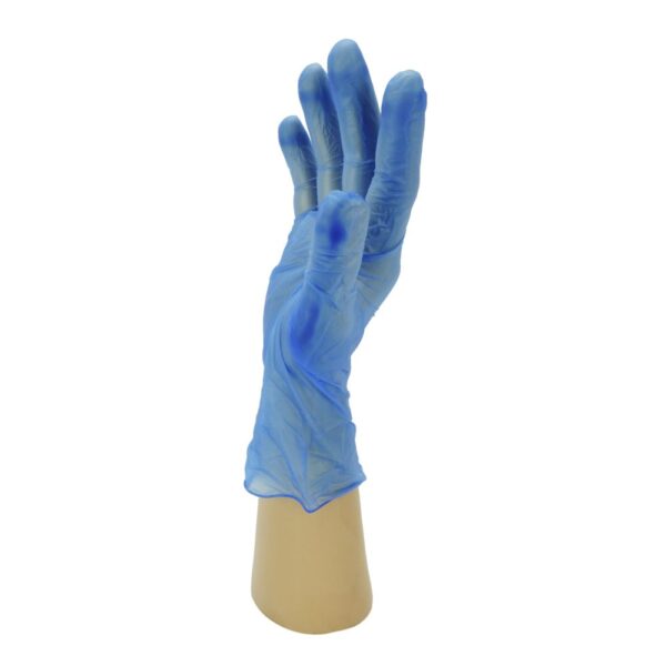 10x100 Stück Vinylhandschuhe Blau Größe XL Classic gepudert 24 cm