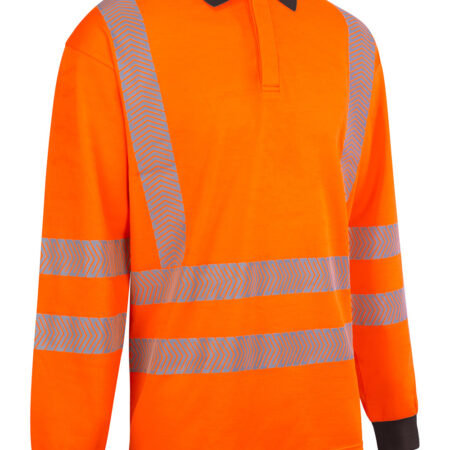 Beeswift Arc Compliant Hi-vis Polo Shirt Orange