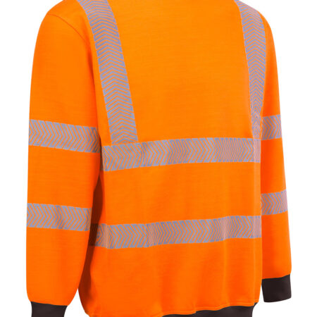 Beeswift Arc Compliant Hi-vis Sweatshirt Orange