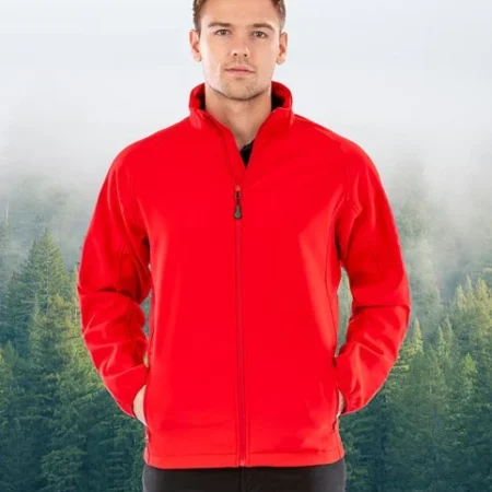 Result Recycled R901M Men's recycled 2-layer printable softshell jacket