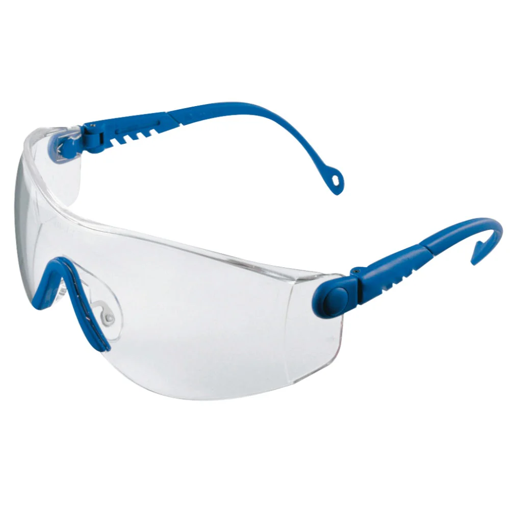 Honeywell Op-Tema Safety Goggles with Blue Frame and Clear Lens 1000018