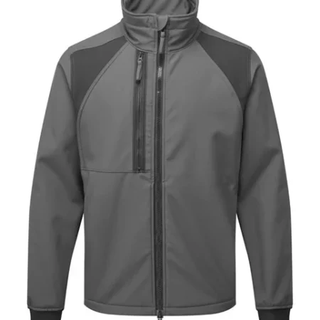 Portwest CD870-WX2 softshell is made using woven stretch 2-layer softshell which is fleece backed