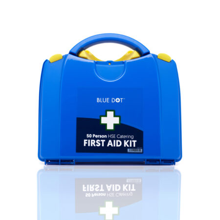 90815 Blue Dot 50 Person HSE Catering First Aid Kit in PGB Box