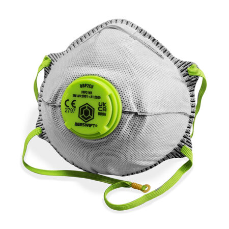 Beeswift P2 Valved Charcoal Mask Grey Item Code: BBP2CVN Uom: Box of 10