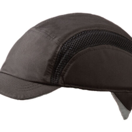 S38BLRP Centurion Airpro Baseball Bump Cap Black Reduced peak 30mm