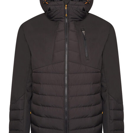 Jcb Workwear Trade Hybrid Padded Jacket Black
