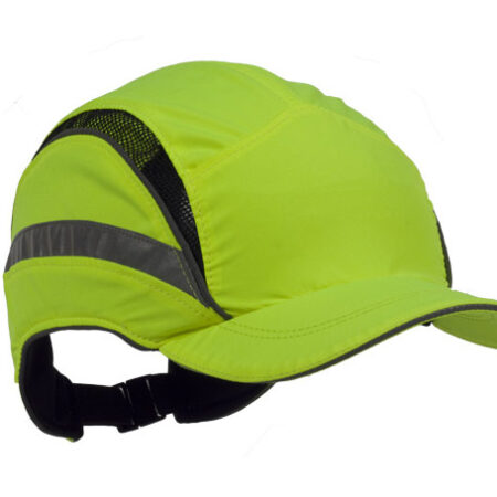3m HC23 First Base 3 Safety Baseball Cap Reduced Peak Hi Vis Yellow