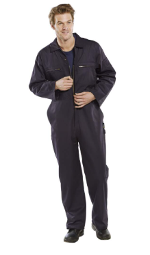 Beeswift Heavyweight Boilersuit Navy Blue