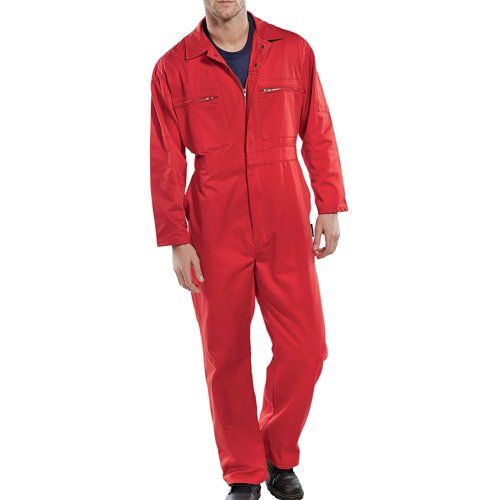 Beeswift Heavyweight Boilersuit Red PCBSHWRE