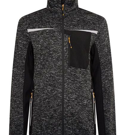 Jcb Workwear Trade Essington Ii Full Zip Fleece Jacket Grey Item Code: D+IF