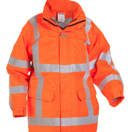 Hydrowear Markelo Multi Sns Fire Retardant Hi-vis Anti-static Waterproof Parka Jacket