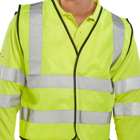 Beeswift Hi-vis Vest Short Length Saturn Yellow