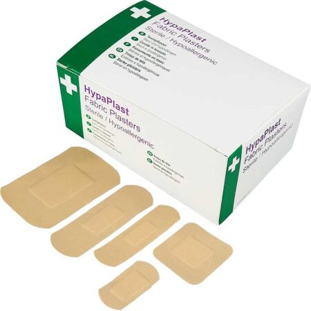 HypaPlast Fabric Plasters, Assorted (Pack of 100)