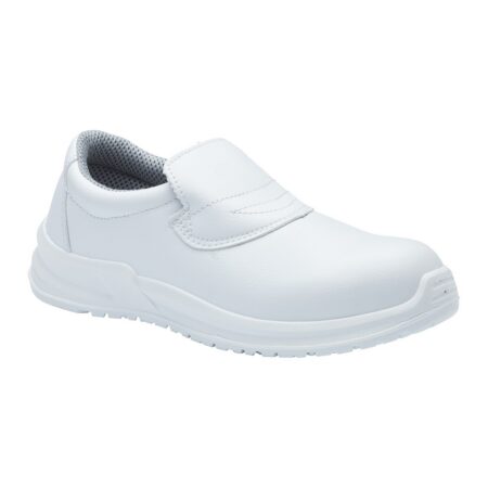 Blackrock SBU04 White Hygiene Slip-On Shoe S2 SRC